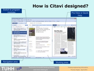 April 2016 University Library, Thomas Hapke
From Google Scholar
to the printed book!
Classical interface of the catalog!
 