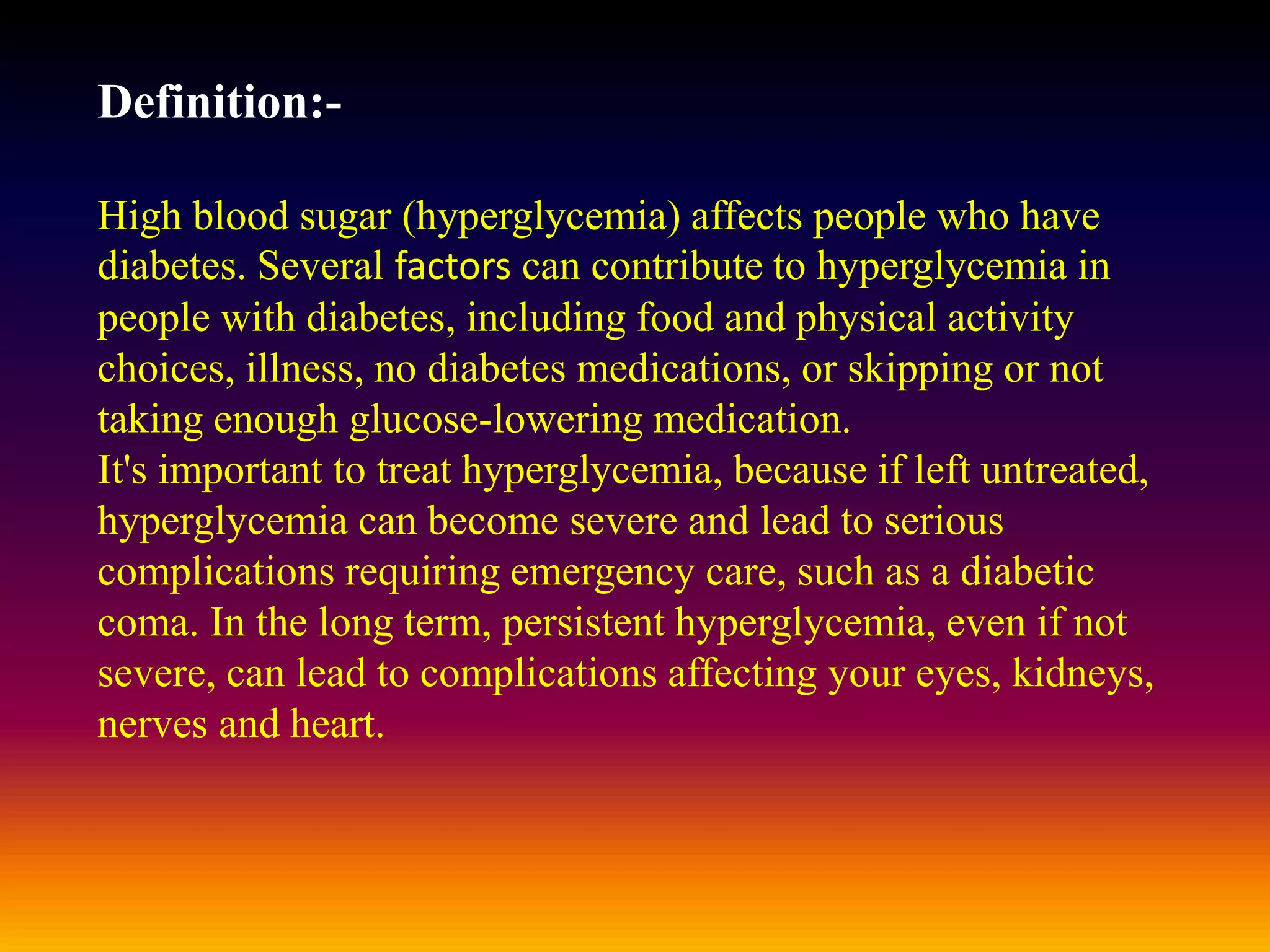 View of Hyperglycemia | PPTX
