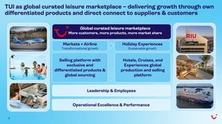 TUI Group investor Presentation 2025 January | PDF
