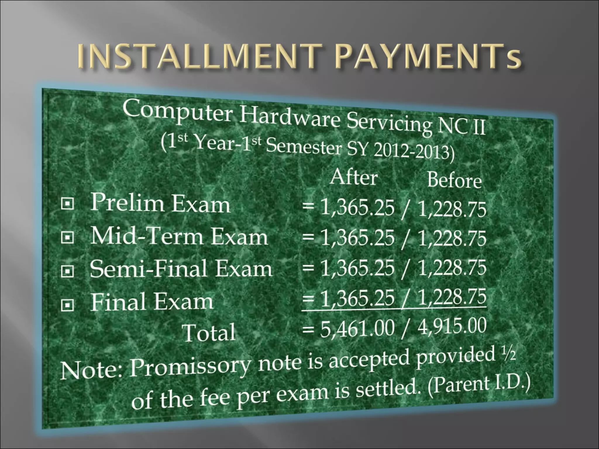 Tuition fee guide sy 2012 2013