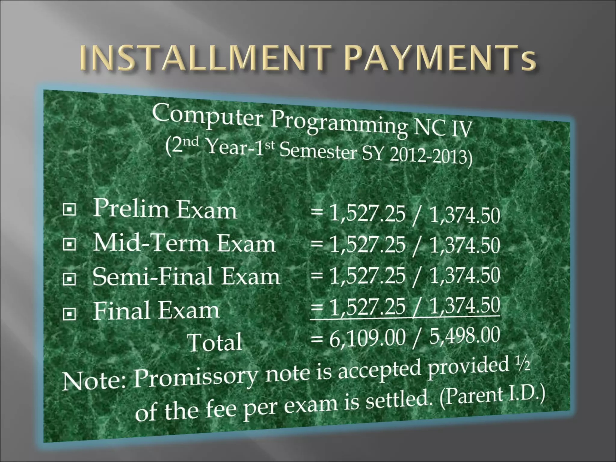 Tuition fee guide sy 2012 2013