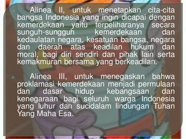 tujuan pembukaan UUD 1945