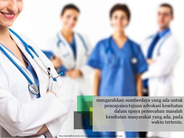 Tujuan Perencanaan Advokasi Kesehatan