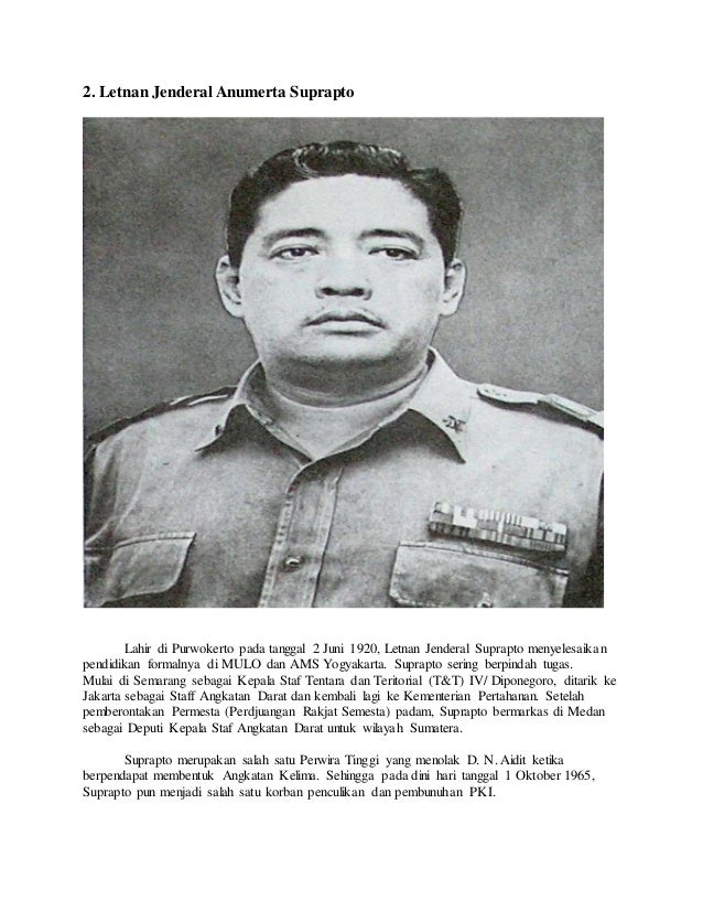 Tujuh pahlawan revolusi indonesia