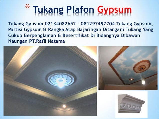 Tukang gypsum bekasi barat 081313462267