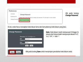 Tukar kata laluan VLE Frog