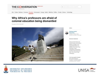 Curricula as contested and contesting spaces: Geographies of identity, resistance and desire