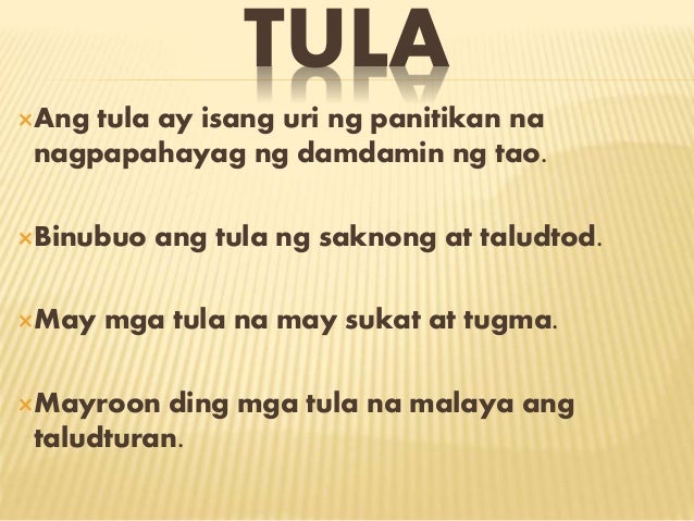 Halimbawa Ng Tula Na May Apat Na Taludtod At Limang Saknong - halimbawange