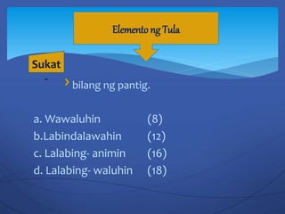 Tula'by jeanlasala | PPTX