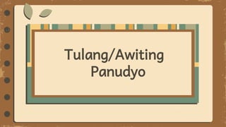 Kaalaman bayan manunulat da Tula sa Filipino 7 | PPTX