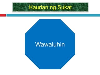 Kaurian ng Sukat
Wawaluhin
 
