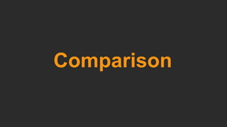 #tuleapcon2019
Comparison
 