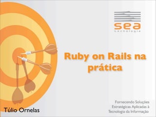 Ruby on Rails na
                    prática



Túlio Ornelas
 