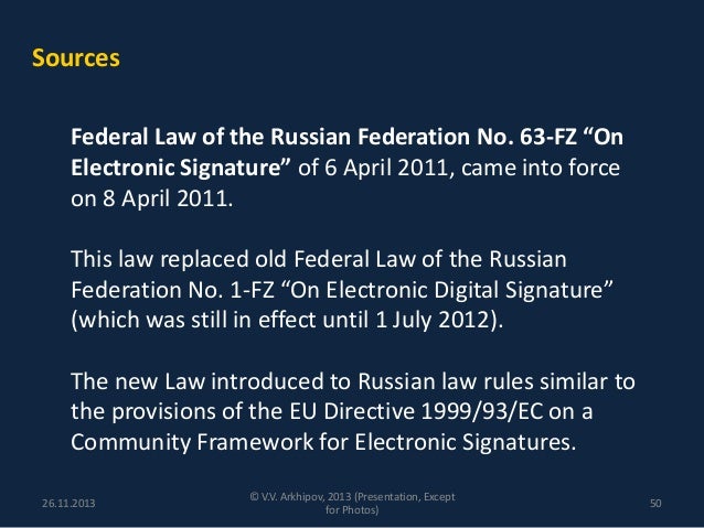 Electronic Signatures (OBServing Law)