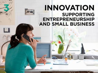 innovation3
supporting
entrepreneurship
and small business
 