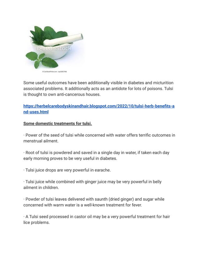 TULSI HERB BENEFITS AND USES.pdf