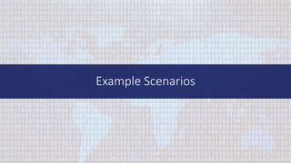 Example Scenarios
 