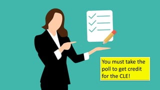 Spencer Fane LLP | spencerfane.com 2
You must take the
poll to get credit
for the CLE!
 