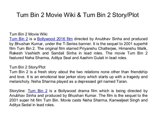tum bin 2 full movie youtube