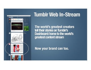 Tumblr Ad Sales Pitch Deck