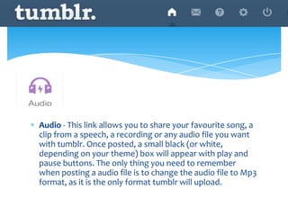 Tumblr presentation | PPTX