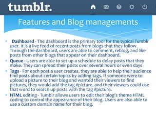 Tumblr presentation | PPTX
