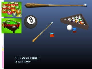 Pengertian
indikator
ekologis



Contohnya
 