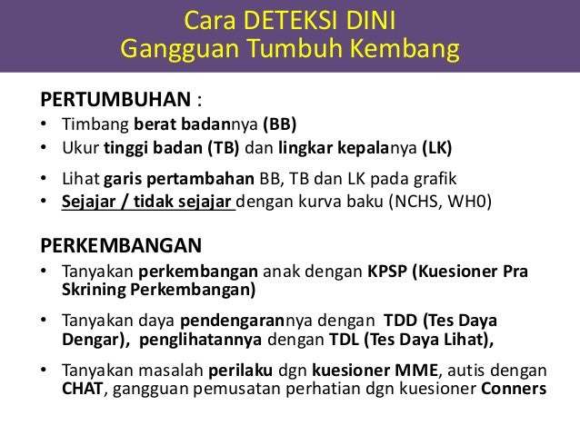 Tumbuh kembang anak