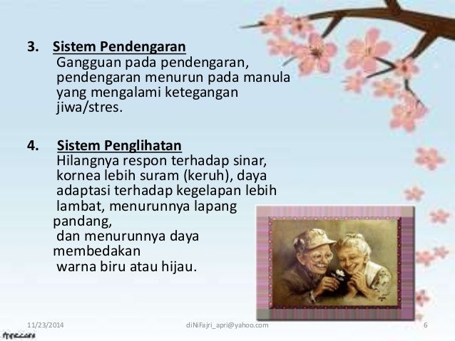 Tumbuh Kembang Lansia