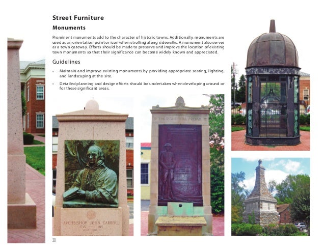 Street Furniture Design Guidelines town of upper marlboro design guidelines Street Furniture Design Guidelines town of upper marlboro design guidelines