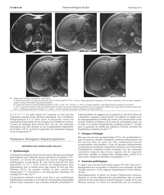 Tumeurs bénignes du foie | PDF