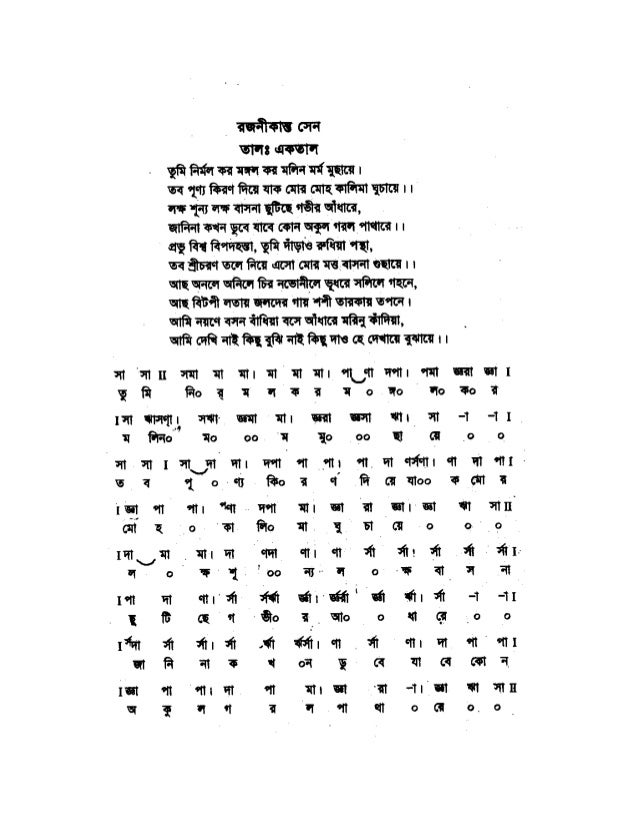 tumi nirmolo koro rabindra sangeet mp3