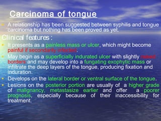 Indurayed Borders Tumor of oral cavity | PPT