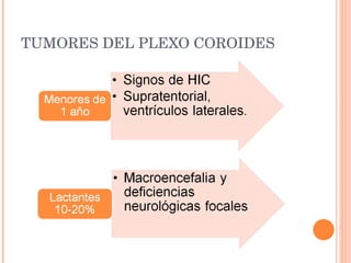 TUMORES DEL PLEXO COROIDES 
