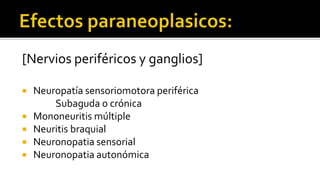 Manifestaciones clínicasDolor (95%)FocalizadoRadicularReferidoDebilidad en hemicuerpo inferior (87%)Disfunción motora, sensorial o autonómicaPerdida de control esfinteriano