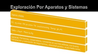 Exploración Por Aparatos y Sistemas