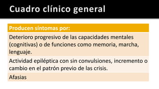 Cuadro clínico general