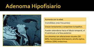 (Cefalea, náuseas, vómitos) pueden tropezar o caminar de manera torpe o no coordinada. A nivel supratentorial pueden dar en el 30 % de los casos crisis epilépticas.Puede estar afectada el habla y haber nistagmusCuadro Clínico