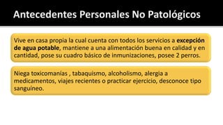 Antecedentes Personales No Patológicos