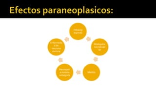 Evolución:3 estadios:Temprano: Edematizacion de la materia blanca ocurre sin alterar el flujo sanguíneo espinalIntermedio: Aumenta el edema de la materia blanca y presenta compresión mecánicaFinal: Flujo sanguíneo espinal disminuye a niveles críticos produciendo daño isquemico espinal irreversible.