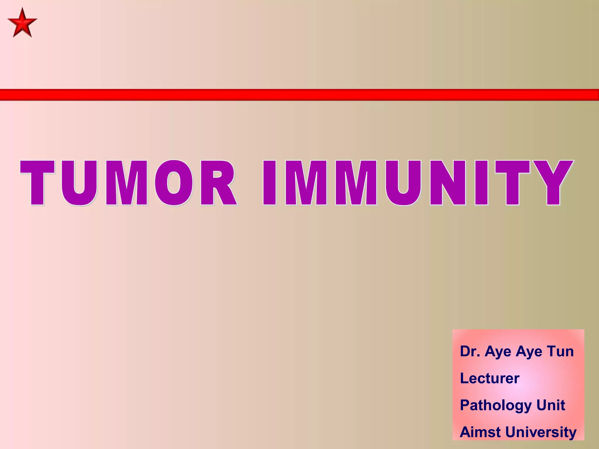 Tumor immunity | PPT