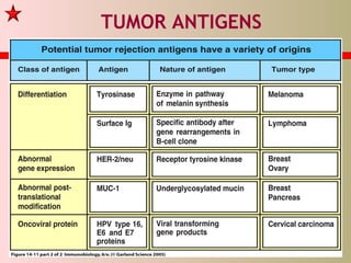TUMOR ANTIGENS
 