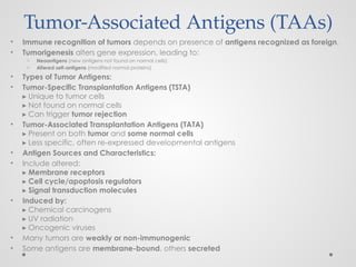 Comprehensive Overview of Tumor Immunology: Mechanisms, Antigens, and ...