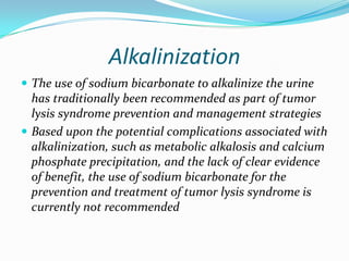 Tumor lysis syndrome | PPTX