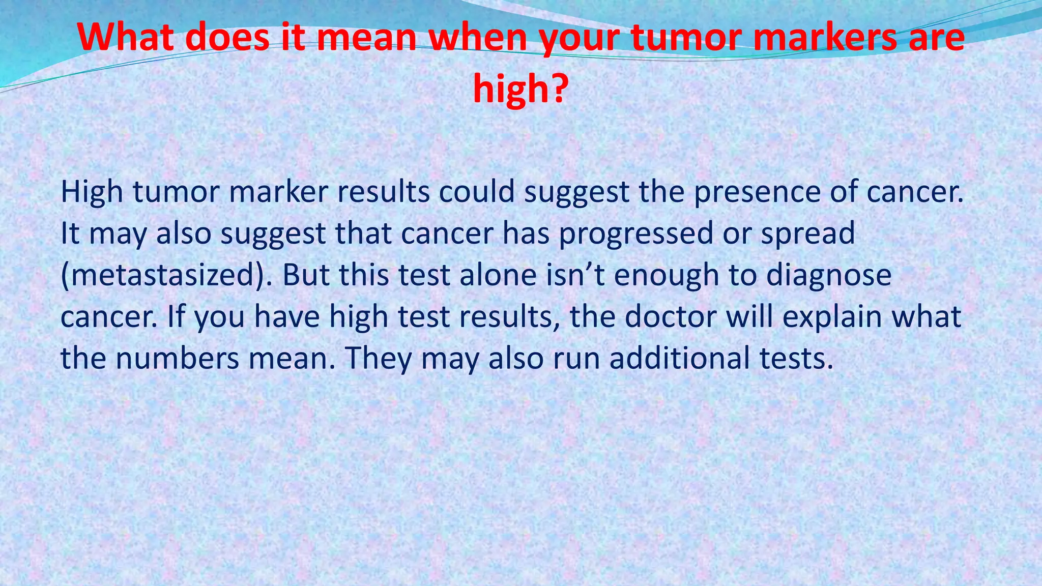 BIOCHEMICAL ASPECTS OF CANCER AND TUMOR MARKERS | PPTX