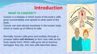 BIOCHEMICAL ASPECTS OF CANCER AND TUMOR MARKERS | PPTX