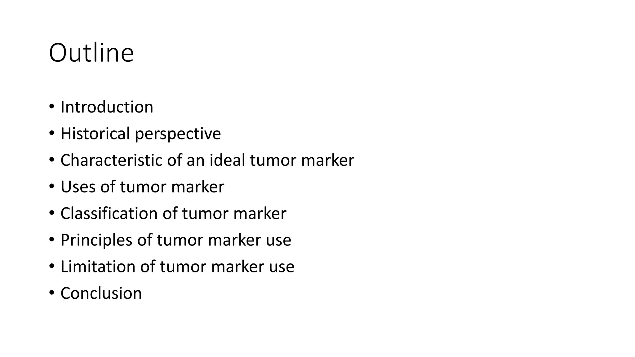 Principles of Tumor markers in surgical practice | PPTX