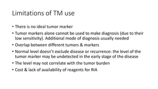 Principles of Tumor markers in surgical practice | PPTX