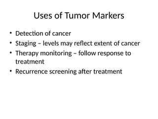 Comprehensive Overview of Tumor Markers: Definitions, Uses, and Key ...