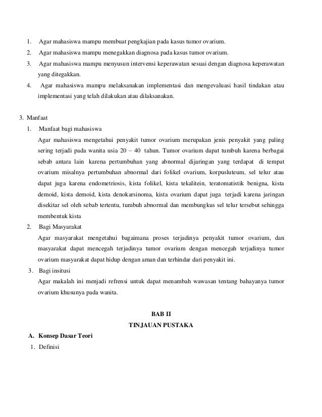 Tumor Jinak Ovarium